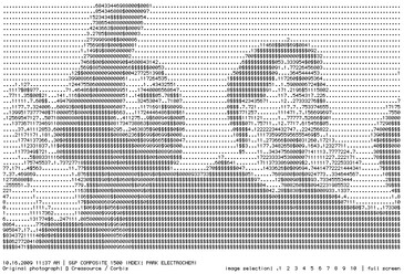 Screenshot of the artwork All Over
View of the All Over installation in exhibition context