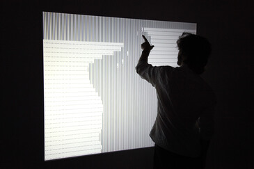 View of the Contretemps installation in exhibition context