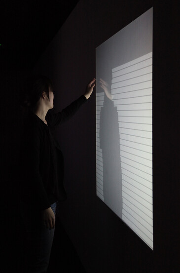 View of the Contretemps installation in exhibition context