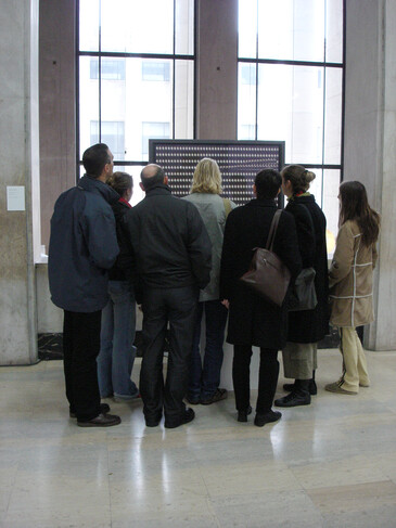 Screenshot of the artwork What’s More with Many
View of the What’s More with Many installation in exhibition context