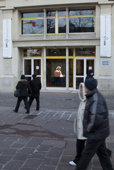 View of the Distances installation in exhibition context