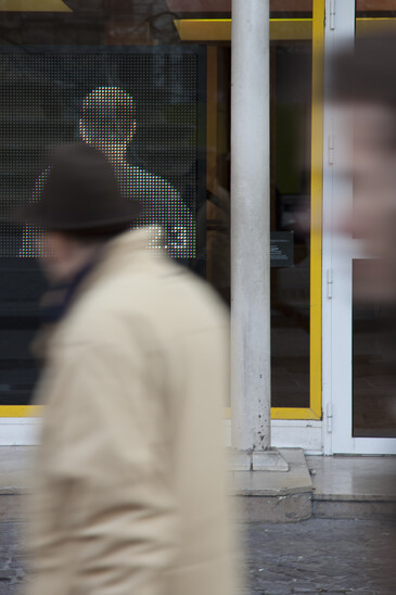 View of the Distances installation in exhibition context