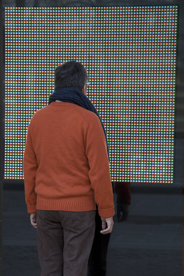 View of the Distances installation in exhibition context