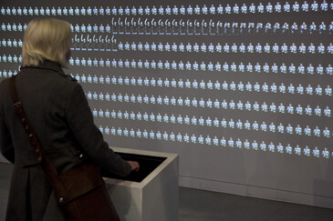 Screenshot of the artwork What’s More with Many
View of the What’s More with Many installation in exhibition context