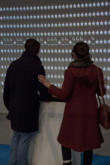 Screenshot of the artwork What’s More with Many
View of the What’s More with Many installation in exhibition context