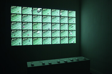 Screenshot of the artwork All Together
View of the All Together installation in exhibition context