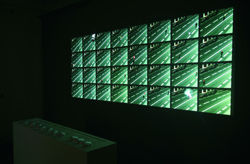 Screenshot of the artwork All Together
View of the All Together installation in exhibition context
