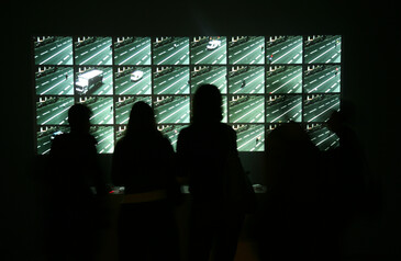 Screenshot of the artwork All Together
View of the All Together installation in exhibition context