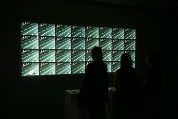 Screenshot of the artwork All Together
View of the All Together installation in exhibition context